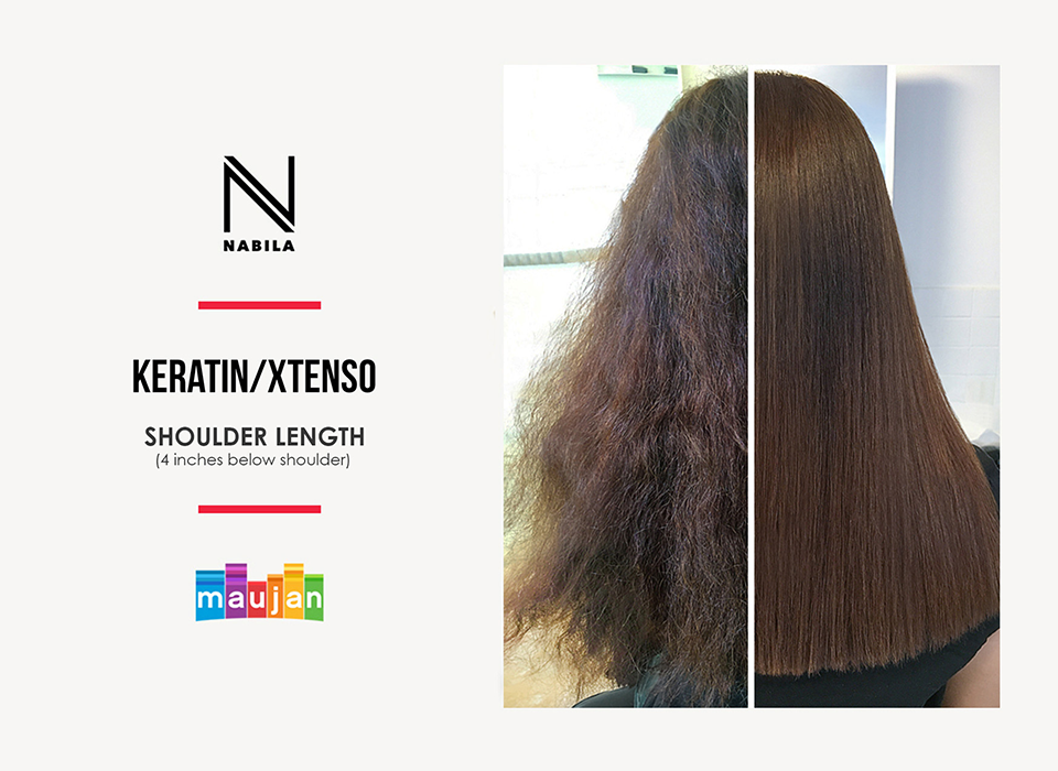 Xtenso/Keratin at Nabila's Salon  Islamabad
